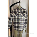 Men's 100% Cotton Long Sleeve Plaid Shirt